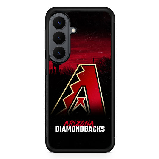 Arizona Diamondbacks Logo Samsung Galaxy S26 Plus Case | Slim Rubber Case for Samsung Galaxy S26 Plus