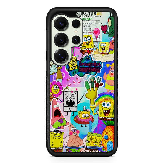 Spongebob and Friends Aesthetic Samsung Galaxy S25 Ultra Case | Durable Rubber Case for Samsung Galaxy S25 Ultra