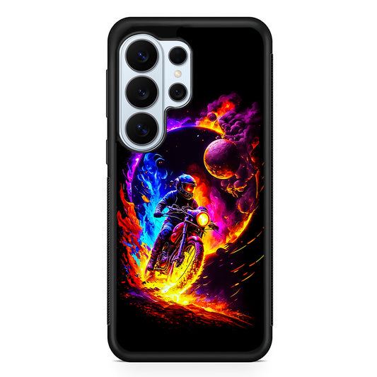 Adventure Motorcycle Space Samsung Galaxy S26 Ultra Case | Protective Phone Cover