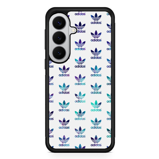 Adidas Logo Space Pattern Samsung Galaxy S26 Case | Slim Samsung Galaxy S26 Rubber Case