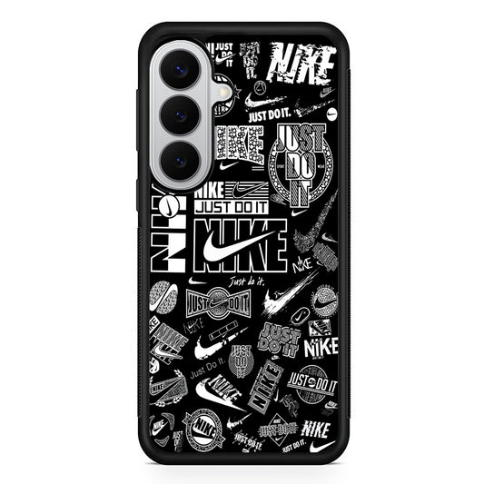 Cool Nike Logo Black White Samsung Galaxy S26 Case | Slim Samsung Galaxy S26 Rubber Case