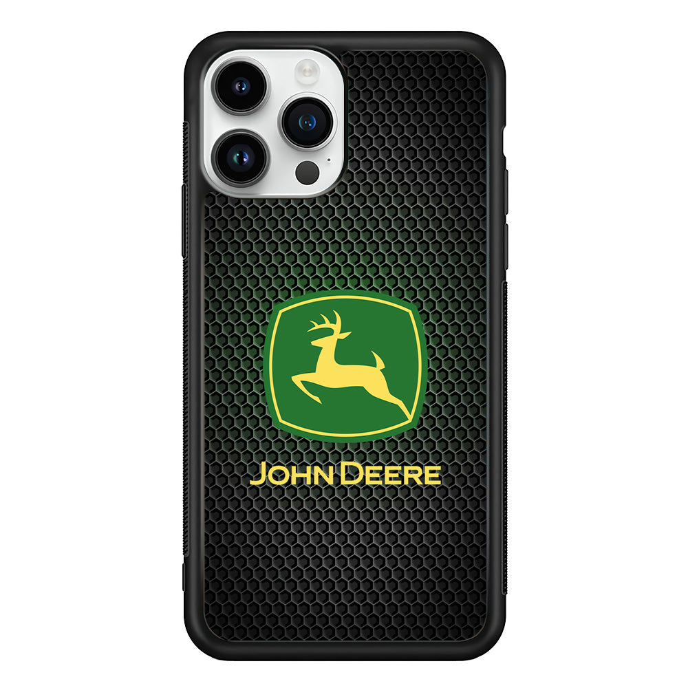 John Deere Fiber Illusion iPhone 13 Pro Case | Slim Rubber Case for iPhone 13 Pro