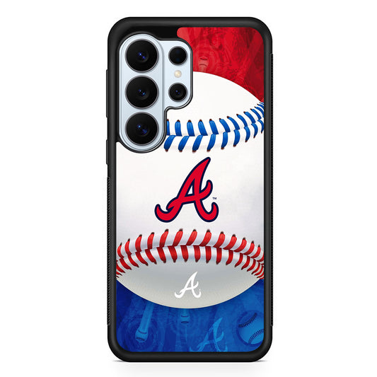 Atlanta Braves Ball Samsung Galaxy S26 Ultra Case | Protective Phone Cover