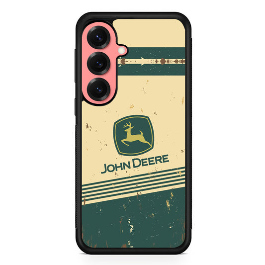 John Deere Retro Plaque Samsung Galaxy S25 Case | Slim Rubber Case for Samsung Galaxy S25