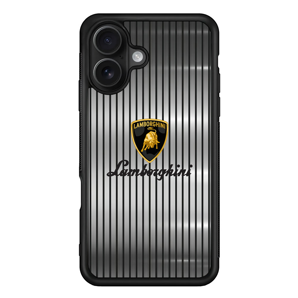 Lamborghini Luxury Curtains iPhone 16 Case - Oxvistore