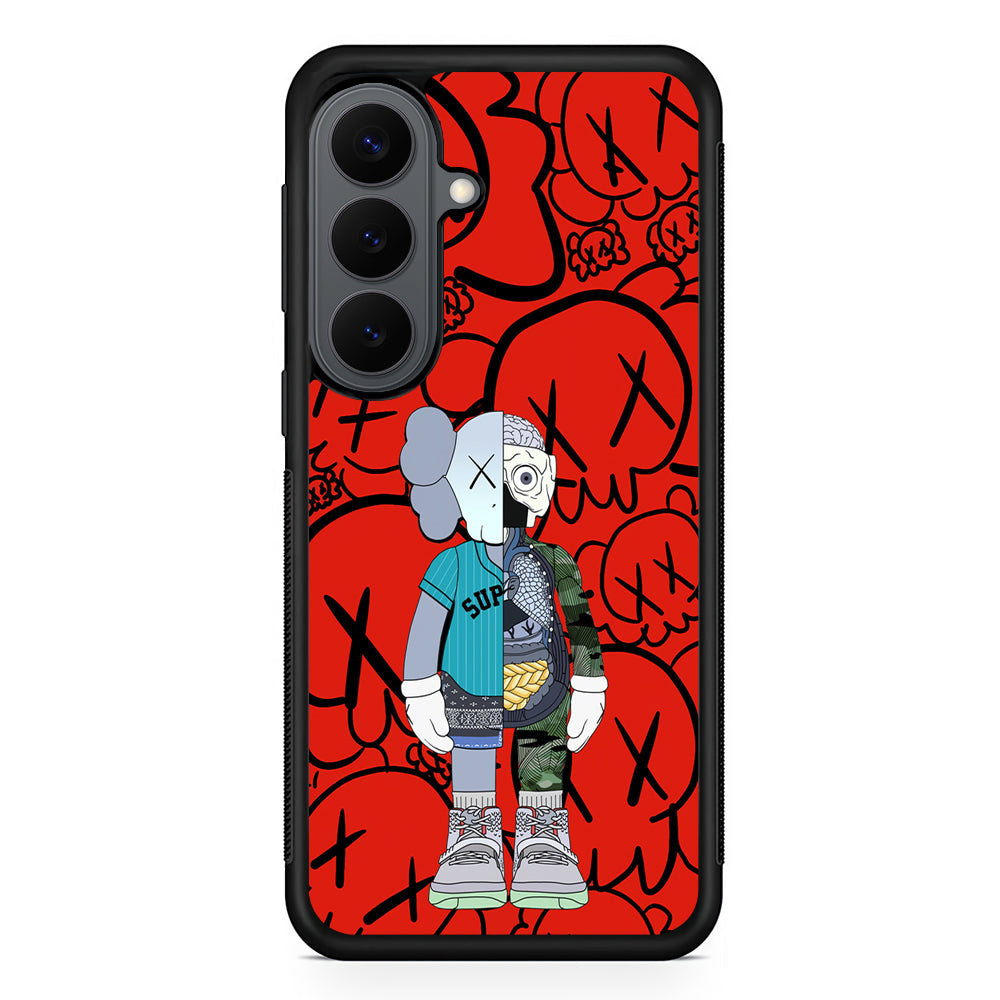 Kaws Graffiti Red Samsung Galaxy S26 Plus Case | Slim Rubber Case for Samsung Galaxy S26 Plus