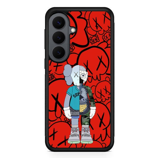 Kaws Graffiti Red Samsung Galaxy S26 Plus Case | Slim Rubber Case for Samsung Galaxy S26 Plus