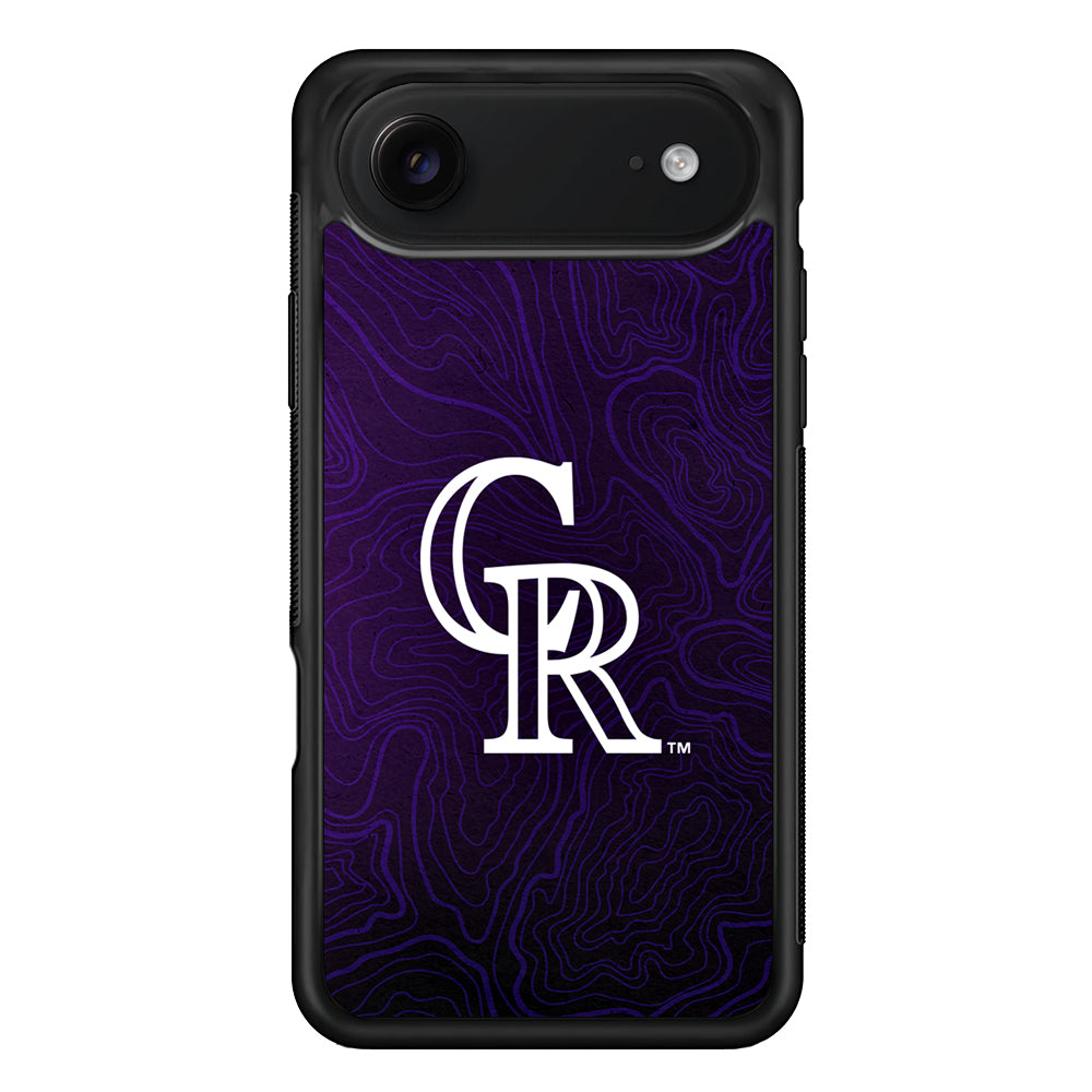 Colorado Rockies Abstract iPhone 17 Air Case | Protective Case for iPhone 17 Air