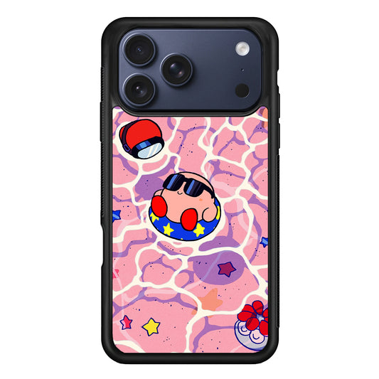 Kirby is Sunbathing on The Beach iPhone 17 Pro Max Case | Slim Protective Cover for iPhone 17 Pro Max