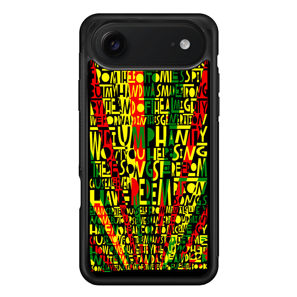 Bob Marley Redemption Song iPhone 17 Air Case | Protective Case for iPhone 17 Air