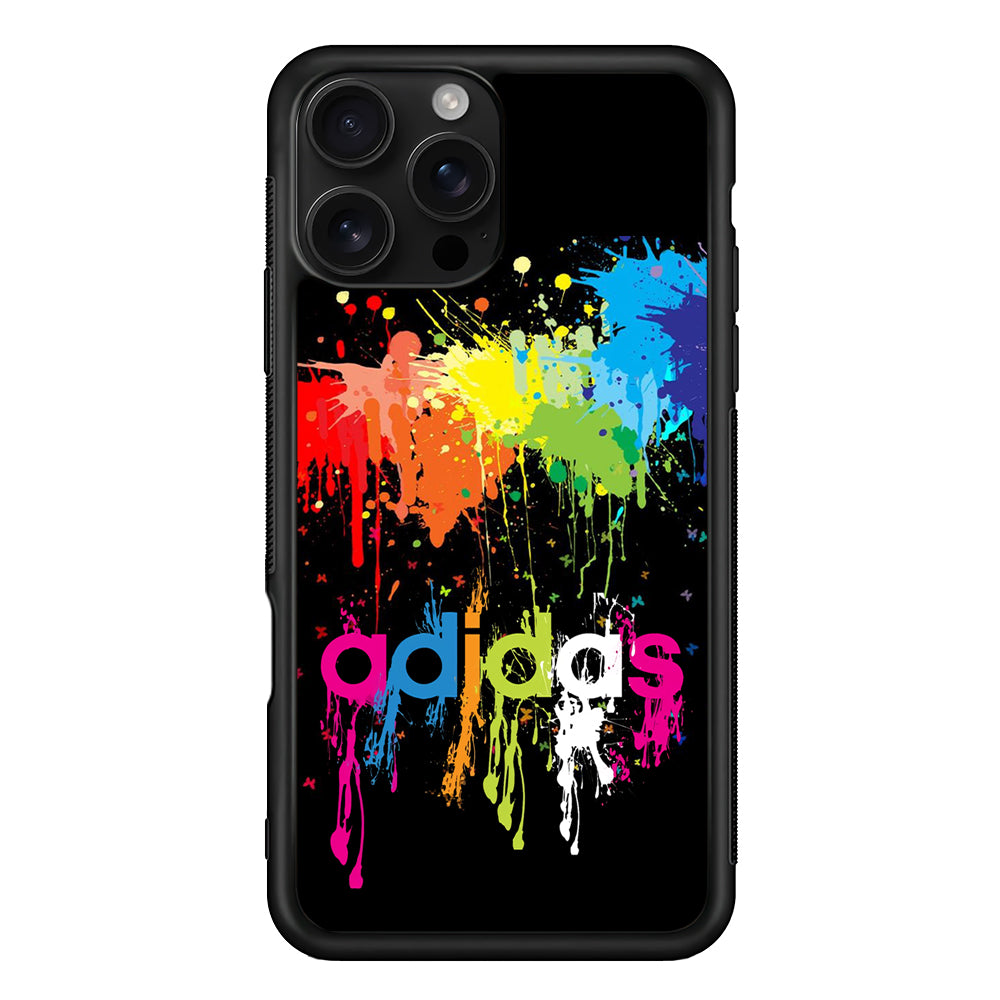 Adidas Paint Brush iPhone 16 Pro Case - Stylish Protective Cover for iPhone 16 Pro