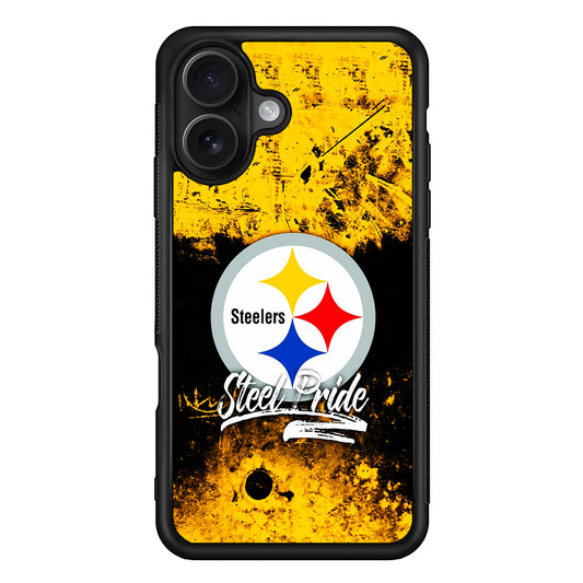 Pittsburgh Steelers Steel Pride iPhone 16 Case - Oxvistore