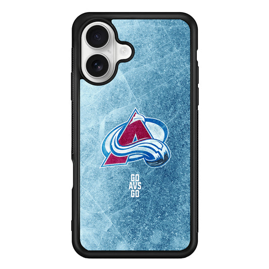 Colorado Avalanche Logo iPhone 16 Plus Case | Durable Protective Rubber Cover