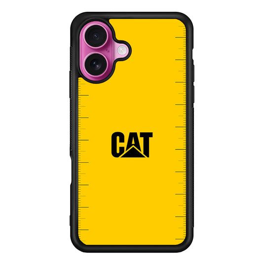 Caterpillar Logo Heavy Duty iPhone 17 Case | Slim Rubber Case for iPhone 17