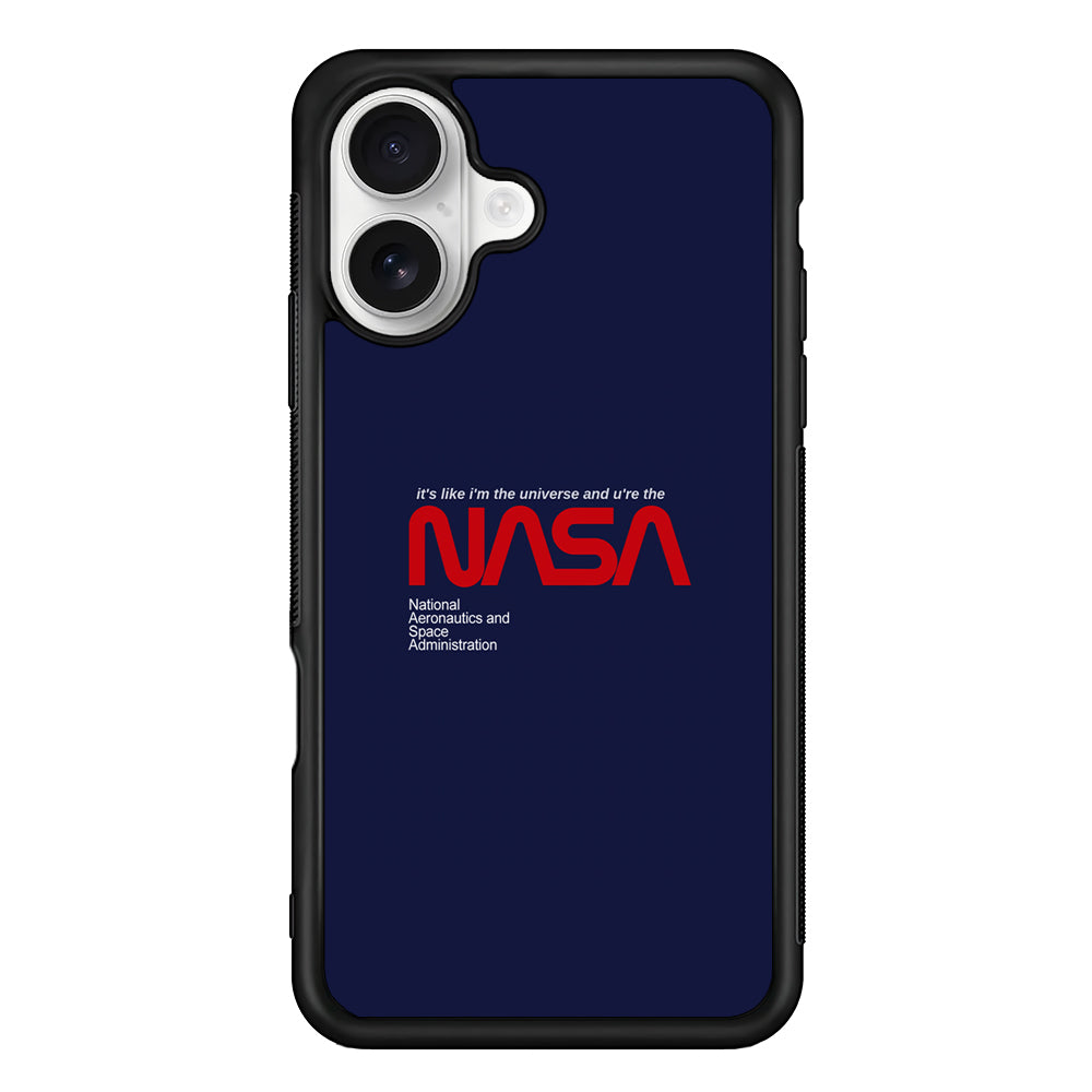 Nasa Like The Universe iPhone 16 Plus Case – Slim Fit Protective Phone Case