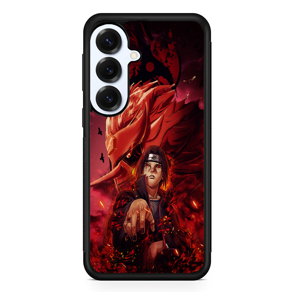 Naruto Itachi of The Sharingan Susanoo Samsung Galaxy S25 Plus Case | Slim Rubber Cover for Samsung Galaxy S25 Plus