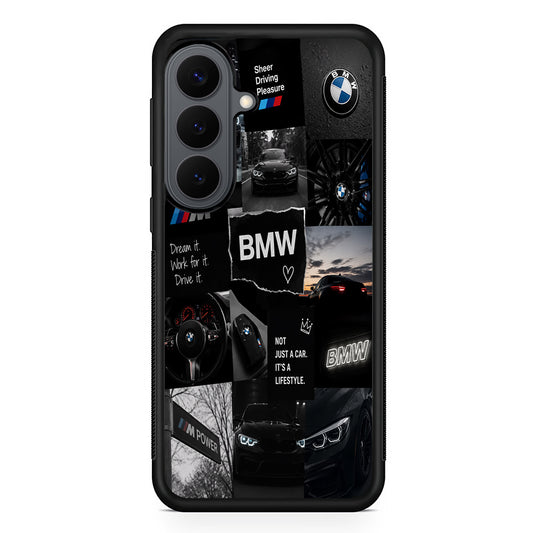 BMW M4 Cinematic Collage Samsung Galaxy S26 Plus Case | Slim Rubber Case for Samsung Galaxy S26 Plus