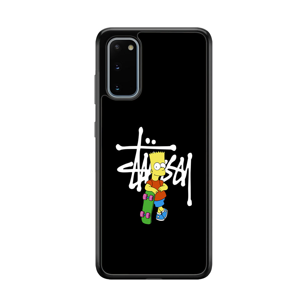 Stussy Simpson Skate Samsung Galaxy S20 Case | Slim Rubber Case for Samsung Galaxy S20