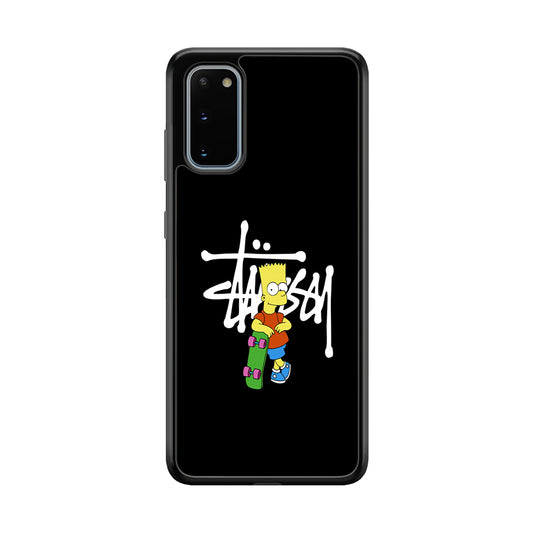 Stussy Simpson Skate Samsung Galaxy S20 Case | Slim Rubber Case for Samsung Galaxy S20