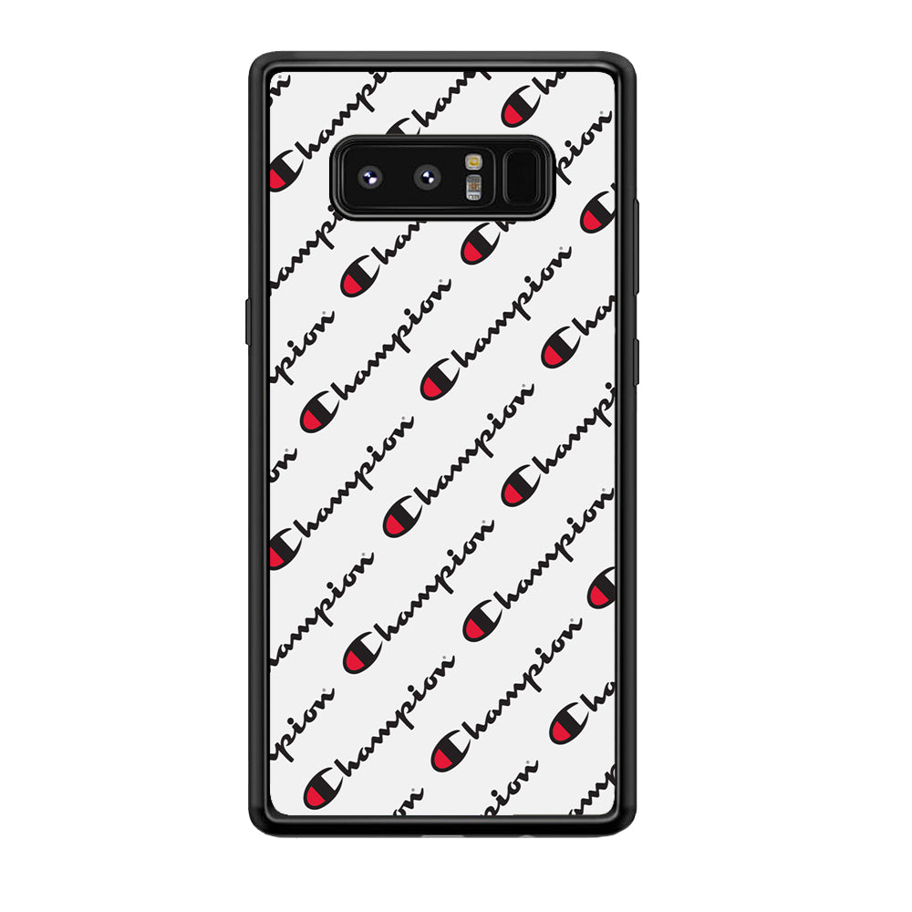Champion Ebon-Ashgray Samsung Galaxy Note 8 Case | Slim Rubber Case for Samsung Galaxy Note 8