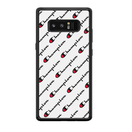 Champion Ebon-Ashgray Samsung Galaxy Note 8 Case | Slim Rubber Case for Samsung Galaxy Note 8