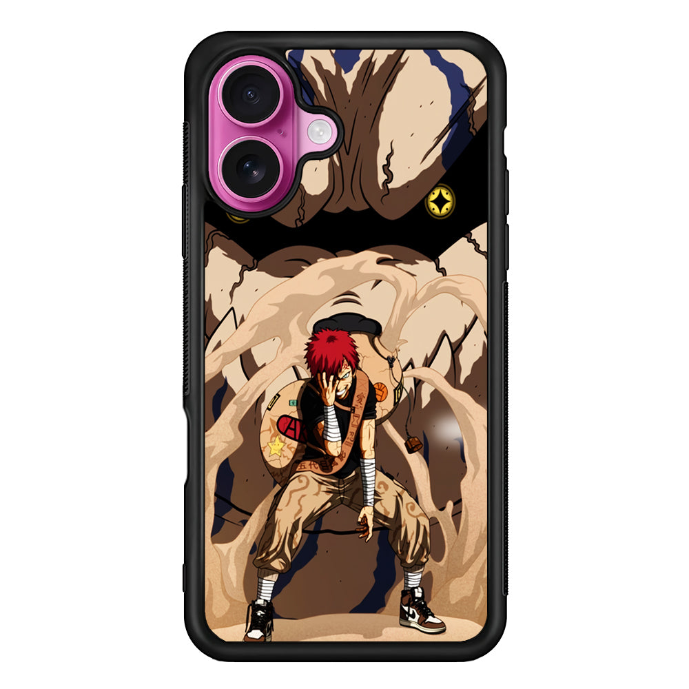 Naruto Gaara Of The Sand iPhone 17 Case | Slim Protective Rubber Phone Cover