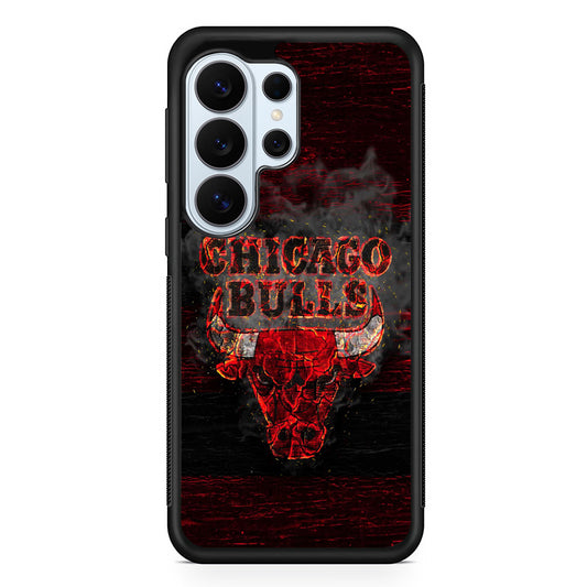 Chicago Bulls Burn Samsung Galaxy S26 Ultra Case | Protective Phone Cover