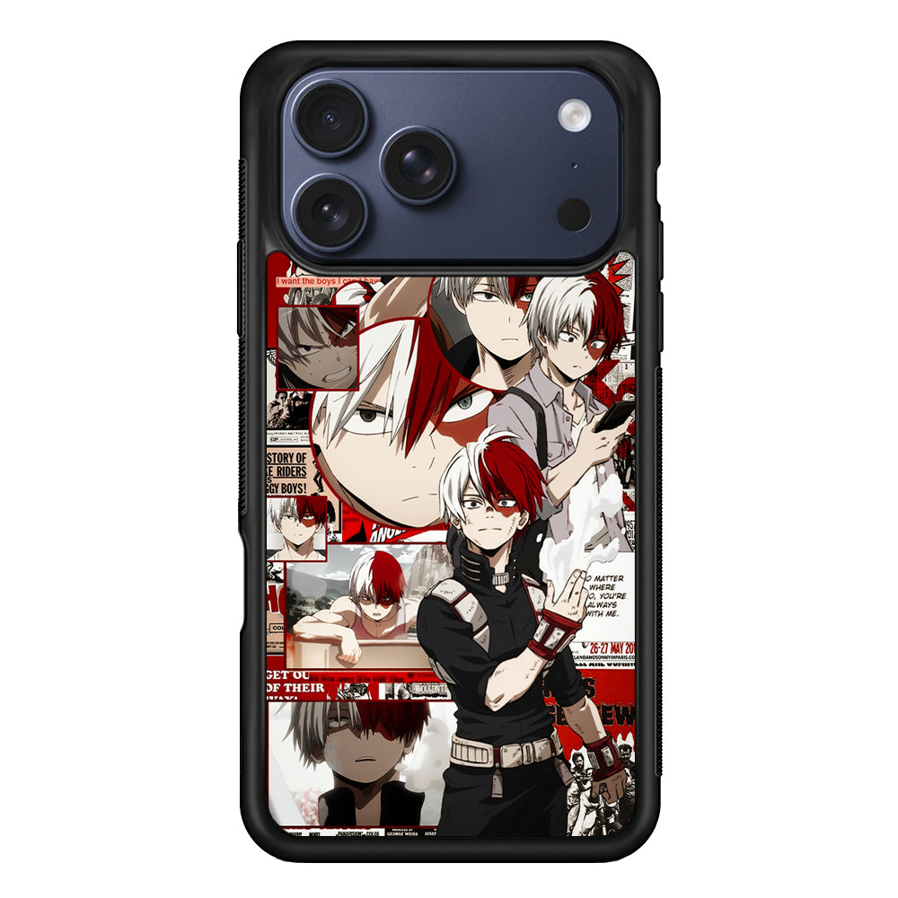Todoroki My Hero Academia Aesthetic iPhone 17 Pro Max Case | Slim Protective Cover for iPhone 17 Pro Max