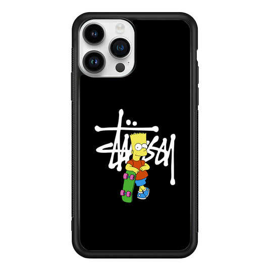 Stussy Simpson Skate iPhone 13 Pro Case | Slim Rubber Case for iPhone 13 Pro