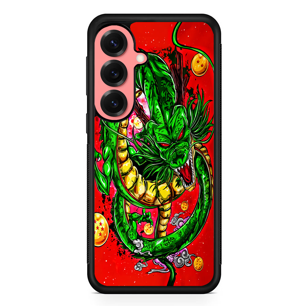 Shenron Dragon Ball Z Red Samsung Galaxy S25 Case | Protective Case for Samsung Galaxy S25