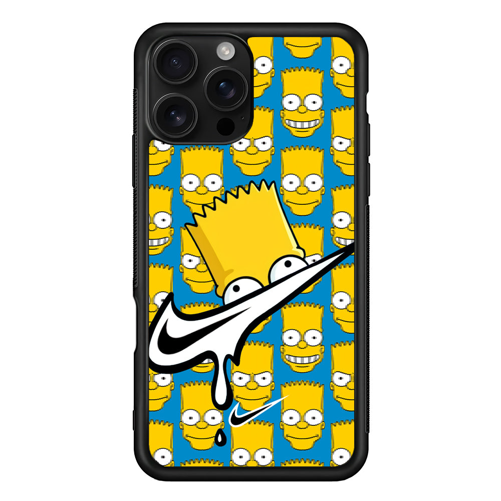 Nike Bart Vibes Face iPhone 16 Pro Case - Stylish Protective Cover for iPhone 16 Pro