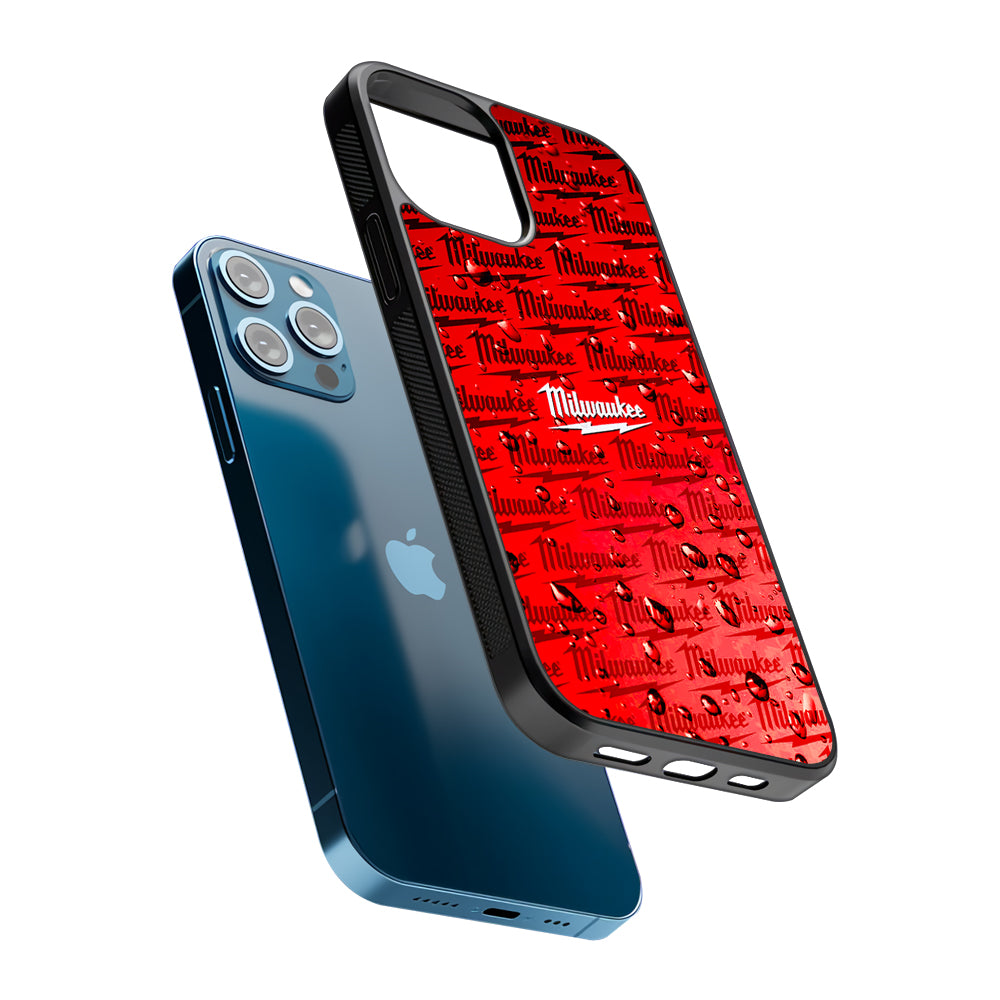 Milwaukee Tool Water Droplet 2D Rubber Phone Case | Durable Phone Case
