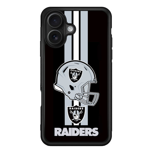 Las Vegas Raiders Helmet iPhone 16 Case - Oxvistore