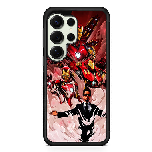 Legend Tony Stark Iron Man Samsung Galaxy S25 Ultra Case | Durable Rubber Case for Samsung Galaxy S25 Ultra