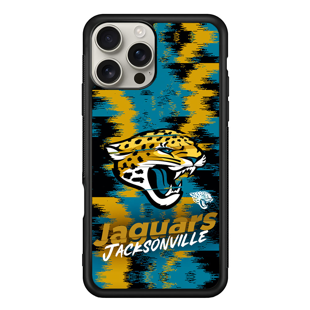 Jacksonville Jaguars Abstract Color iPhone 16 Pro Max Case | Stylish Protective Case for iPhone 16 Pro Max