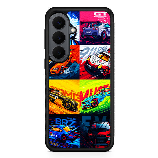 Sports Car Collection Art Samsung Galaxy S26 Plus Case | Slim Rubber Case for Samsung Galaxy S26 Plus