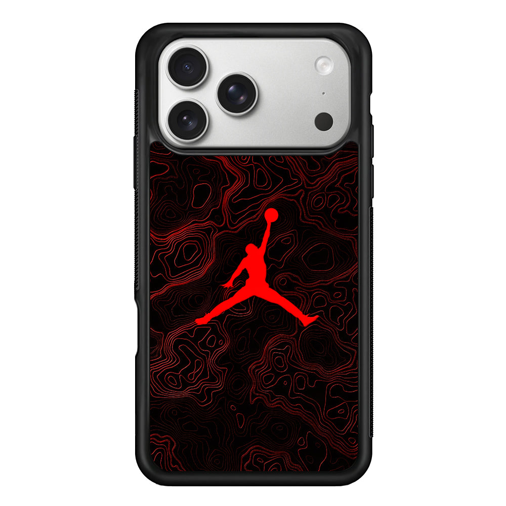 Air Jordan Logo Abstract Line iPhone 17 Pro Case | Slim Protective Case for iPhone 17 Pro