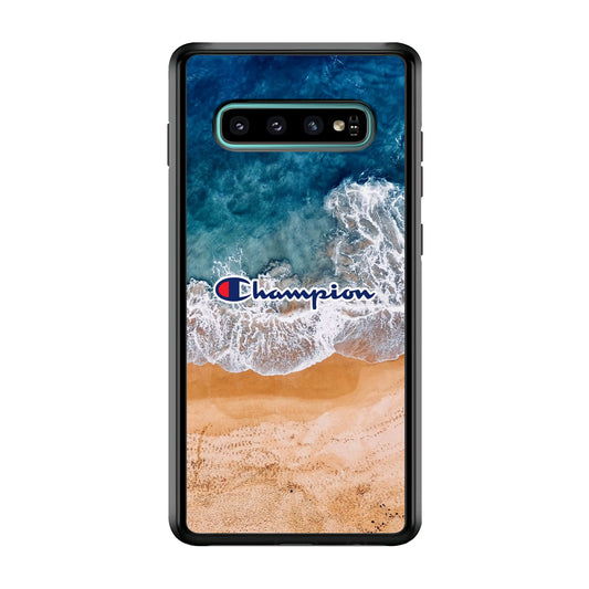 Champion Beach Samsung Galaxy S10 Plus Case | Slim Rubber Case for Samsung Galaxy S10 Plus