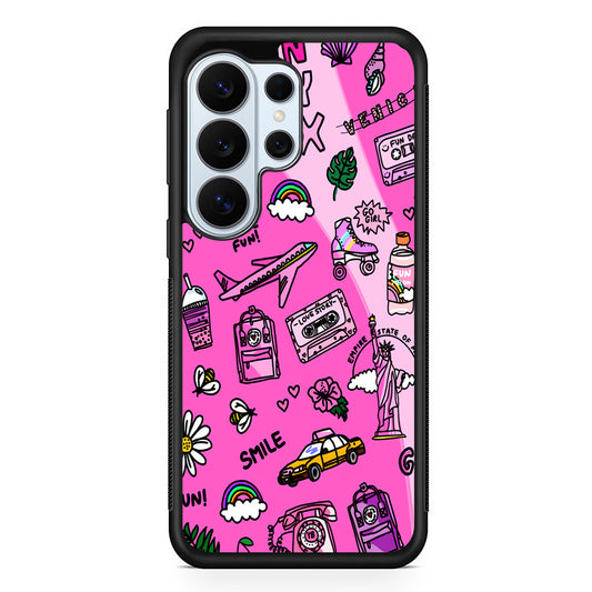 Pink Cute Girly Pattern Samsung Galaxy S26 Ultra Case | Protective Phone Cover