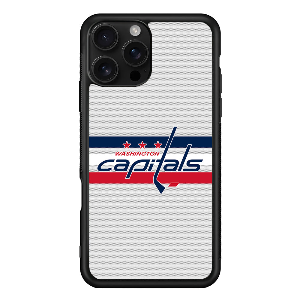 Washington Capitals Logo iPhone 16 Pro Case | Durable Protective Case for iPhone 16 Pro