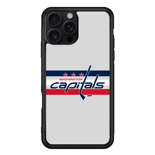 Washington Capitals Logo iPhone 16 Pro Case | Durable Protective Case for iPhone 16 Pro