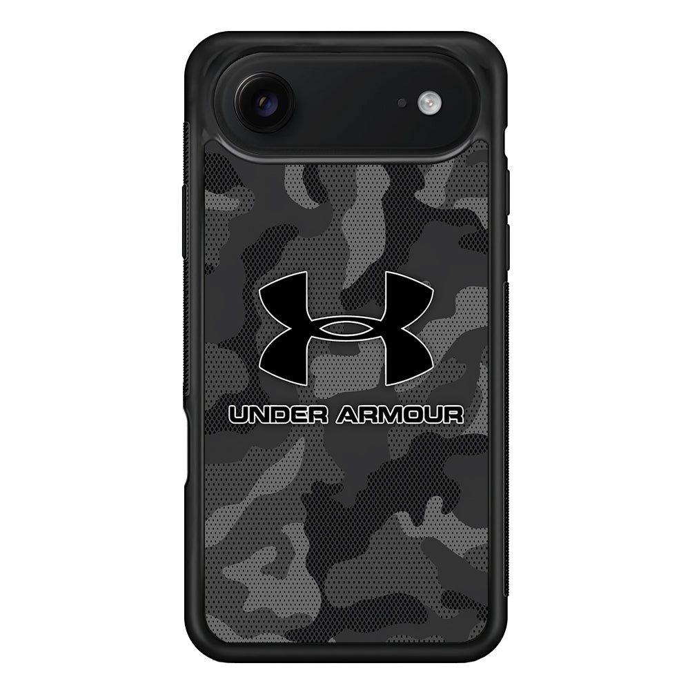 Under Armour Black Camo iPhone 17 Air Case | Slim Rubber Case for iPhone 17 Air