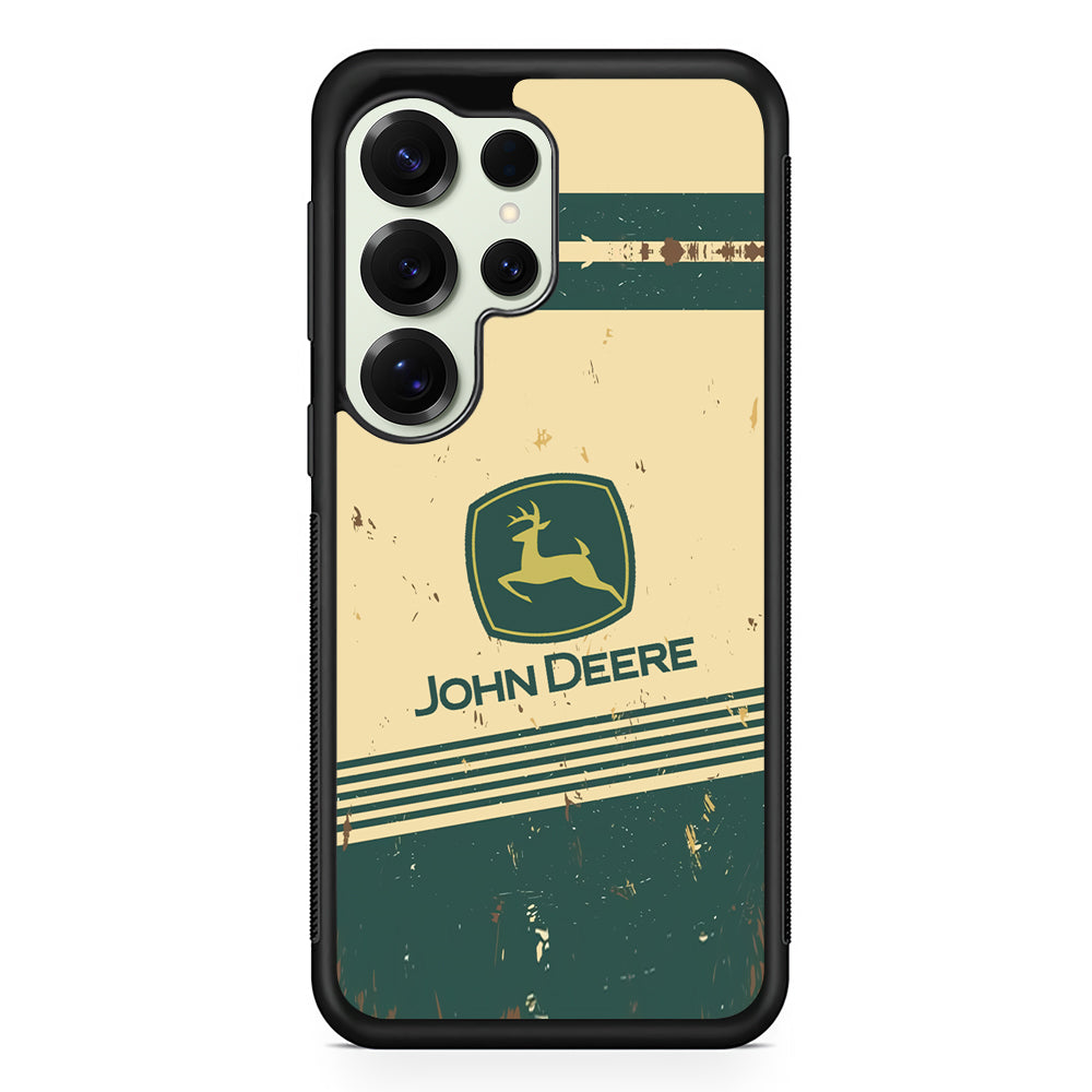 John Deere Retro Plaque Samsung Galaxy S25 Ultra Case | Slim Rubber Case for Samsung Galaxy S25 Ultra