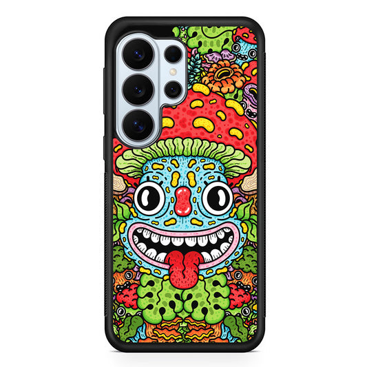Mushroom Face Doodle Samsung Galaxy S26 Ultra Case | Protective Phone Cover