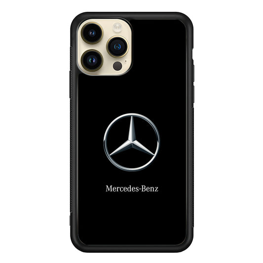Mercedes-Benz Metallic Silver iPhone 14 Pro Case | Slim Rubber Case for iPhone 14 Pro