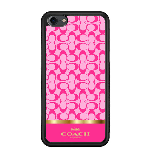 Coach Pink Pattern iPod Touch 6 Case | Slim Rubber Case for iPod Touch 6