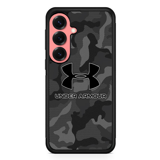 Under Armour Black Camo Samsung Galaxy S25 Case | Slim Rubber Case for Samsung Galaxy S25