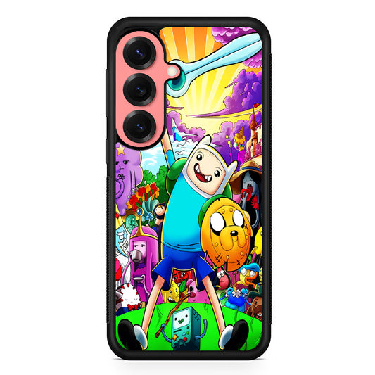 Adventure Time Poster Colorfull Samsung Galaxy S25 Case | Protective Case for Samsung Galaxy S25