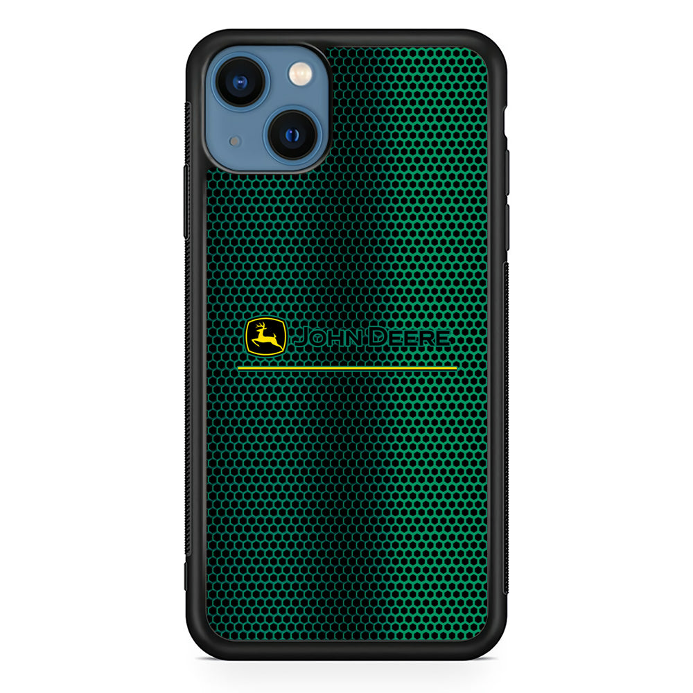 John Deere Luxury Hexagon iPhone 13 Case | Slim Rubber Case for iPhone 13
