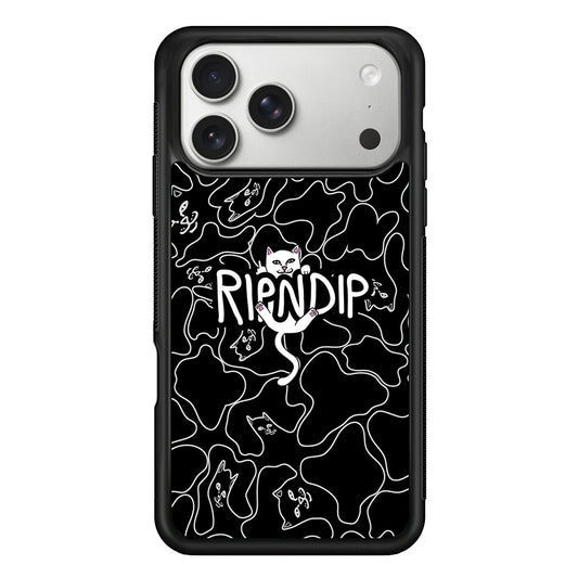 Rip N Dip Black Camo iPhone 17 Pro Case | Slim Rubber Case for iPhone 17 Pro